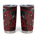 Aotearoa Iwi Ngati Toa Tumbler Cup Maori Wharenui House Tribal Pattern