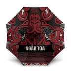 Aotearoa Iwi Ngati Toa Umbrella Maori Wharenui House Tribal Pattern
