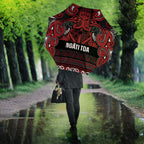 Aotearoa Iwi Ngati Toa Umbrella Maori Wharenui House Tribal Pattern