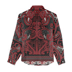Aotearoa Iwi Ngati Toa Women Casual Shirt Maori Wharenui House Tribal Pattern