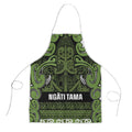 Aotearoa Iwi Ngāti Tama ki Taranaki Trust Apron Maori Wharenui House Tribal Pattern