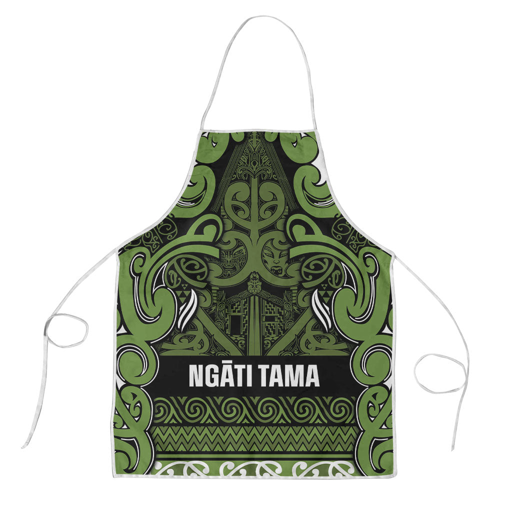 Aotearoa Iwi Ngāti Tama ki Taranaki Trust Apron Maori Wharenui House Tribal Pattern