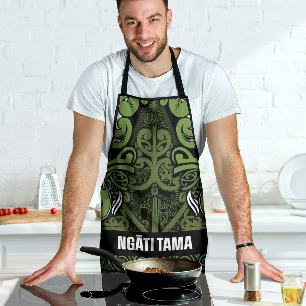 Aotearoa Iwi Ngāti Tama ki Taranaki Trust Apron Maori Wharenui House Tribal Pattern
