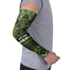 Aotearoa Iwi Ngāti Tama ki Taranaki Trust Arm Sleeves Maori Wharenui House Tribal Pattern