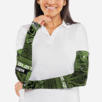 Aotearoa Iwi Ngāti Tama ki Taranaki Trust Arm Sleeves Maori Wharenui House Tribal Pattern