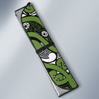 Aotearoa Iwi Ngāti Tama ki Taranaki Trust Auto Sun Shade Maori Wharenui House Tribal Pattern