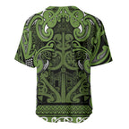 Aotearoa Iwi Ngāti Tama ki Taranaki Trust Baseball Jersey Maori Wharenui House Tribal Pattern