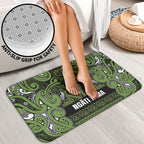 Aotearoa Iwi Ngāti Tama ki Taranaki Trust Bathroom Set Maori Wharenui House Tribal Pattern