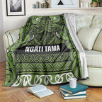 Aotearoa Iwi Ngāti Tama ki Taranaki Trust Blanket Maori Wharenui House Tribal Pattern