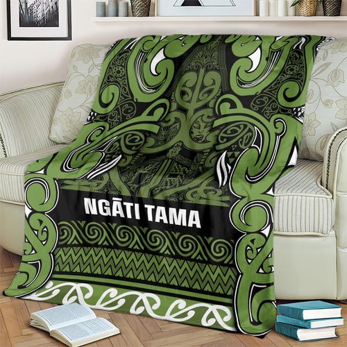 Aotearoa Iwi Ngāti Tama ki Taranaki Trust Blanket Maori Wharenui House Tribal Pattern