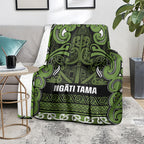 Aotearoa Iwi Ngāti Tama ki Taranaki Trust Blanket Maori Wharenui House Tribal Pattern