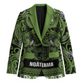Aotearoa Iwi Ngāti Tama ki Taranaki Trust Blazer Maori Wharenui House Tribal Pattern