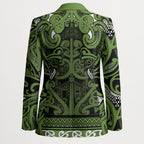 Aotearoa Iwi Ngāti Tama ki Taranaki Trust Blazer Maori Wharenui House Tribal Pattern