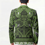 Aotearoa Iwi Ngāti Tama ki Taranaki Trust Blazer Maori Wharenui House Tribal Pattern