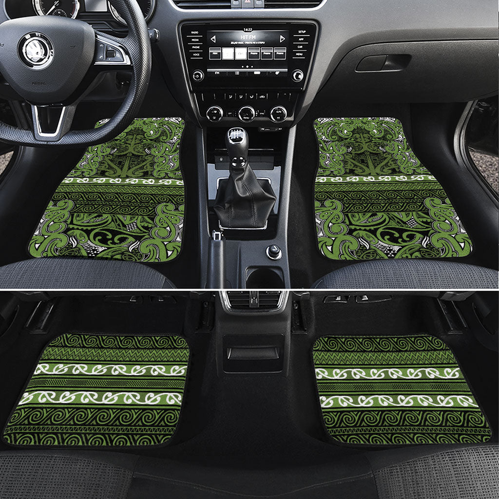 Aotearoa Iwi Ngāti Tama ki Taranaki Trust Car Mats Maori Wharenui House Tribal Pattern