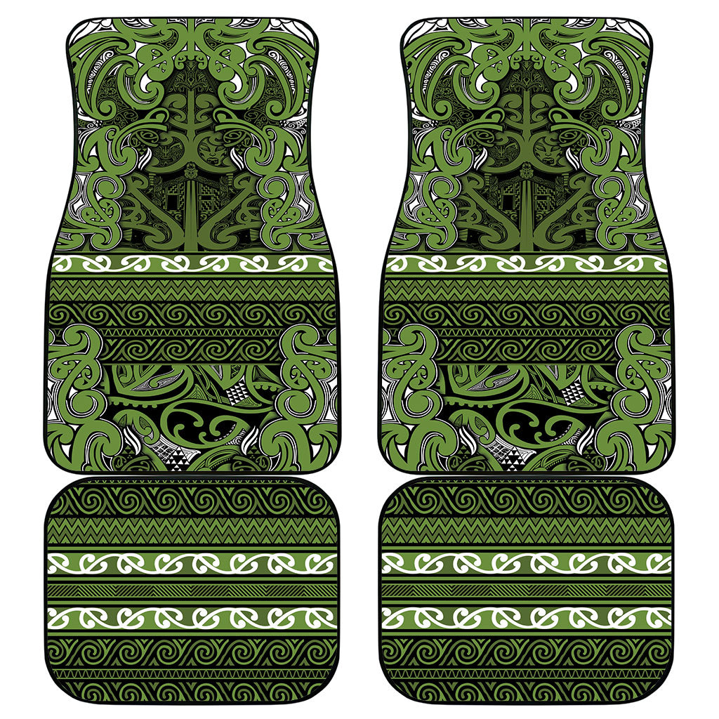 Aotearoa Iwi Ngāti Tama ki Taranaki Trust Car Mats Maori Wharenui House Tribal Pattern