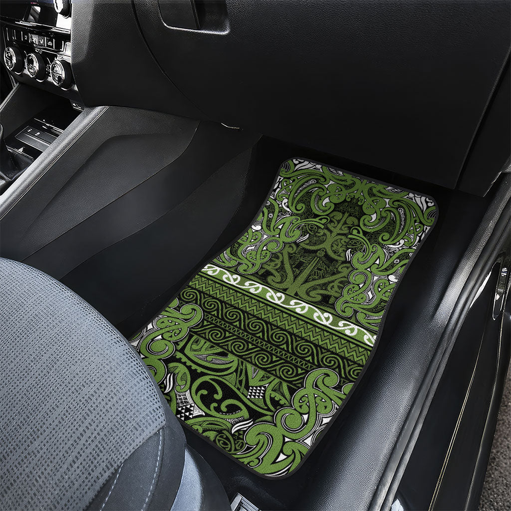 Aotearoa Iwi Ngāti Tama ki Taranaki Trust Car Mats Maori Wharenui House Tribal Pattern