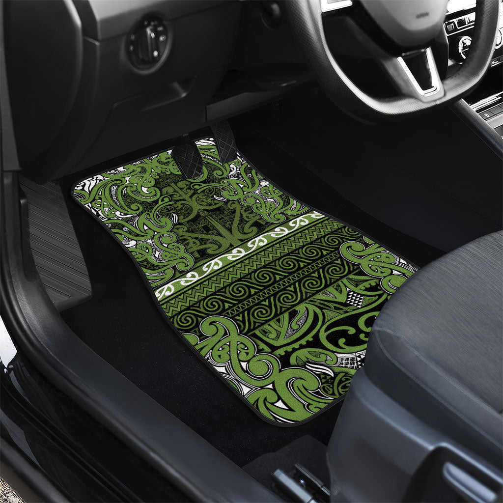 Aotearoa Iwi Ngāti Tama ki Taranaki Trust Car Mats Maori Wharenui House Tribal Pattern