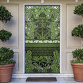 Aotearoa Iwi Ngāti Tama ki Taranaki Trust Door Cover Maori Wharenui House Tribal Pattern
