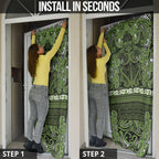 Aotearoa Iwi Ngāti Tama ki Taranaki Trust Door Cover Maori Wharenui House Tribal Pattern