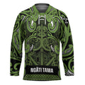 Aotearoa Iwi Ngāti Tama ki Taranaki Trust Hockey Jersey Maori Wharenui House Tribal Pattern