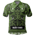 Aotearoa Iwi Ngāti Tama ki Taranaki Trust Polo Shirt Maori Wharenui House Tribal Pattern