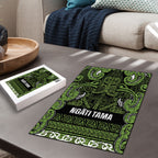 Aotearoa Iwi Ngāti Tama ki Taranaki Trust Puzzle Maori Wharenui House Tribal Pattern
