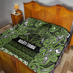 Aotearoa Iwi Ngāti Tama ki Taranaki Trust Quilt Maori Wharenui House Tribal Pattern