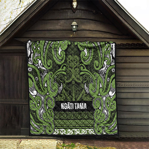 Aotearoa Iwi Ngāti Tama ki Taranaki Trust Quilt Maori Wharenui House Tribal Pattern