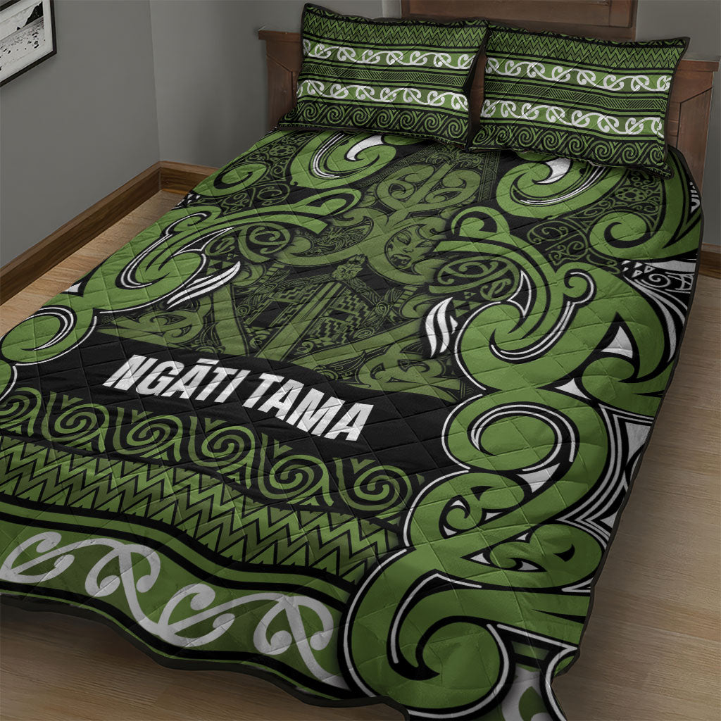 Aotearoa Iwi Ngāti Tama ki Taranaki Trust Quilt Bed Set Maori Wharenui House Tribal Pattern
