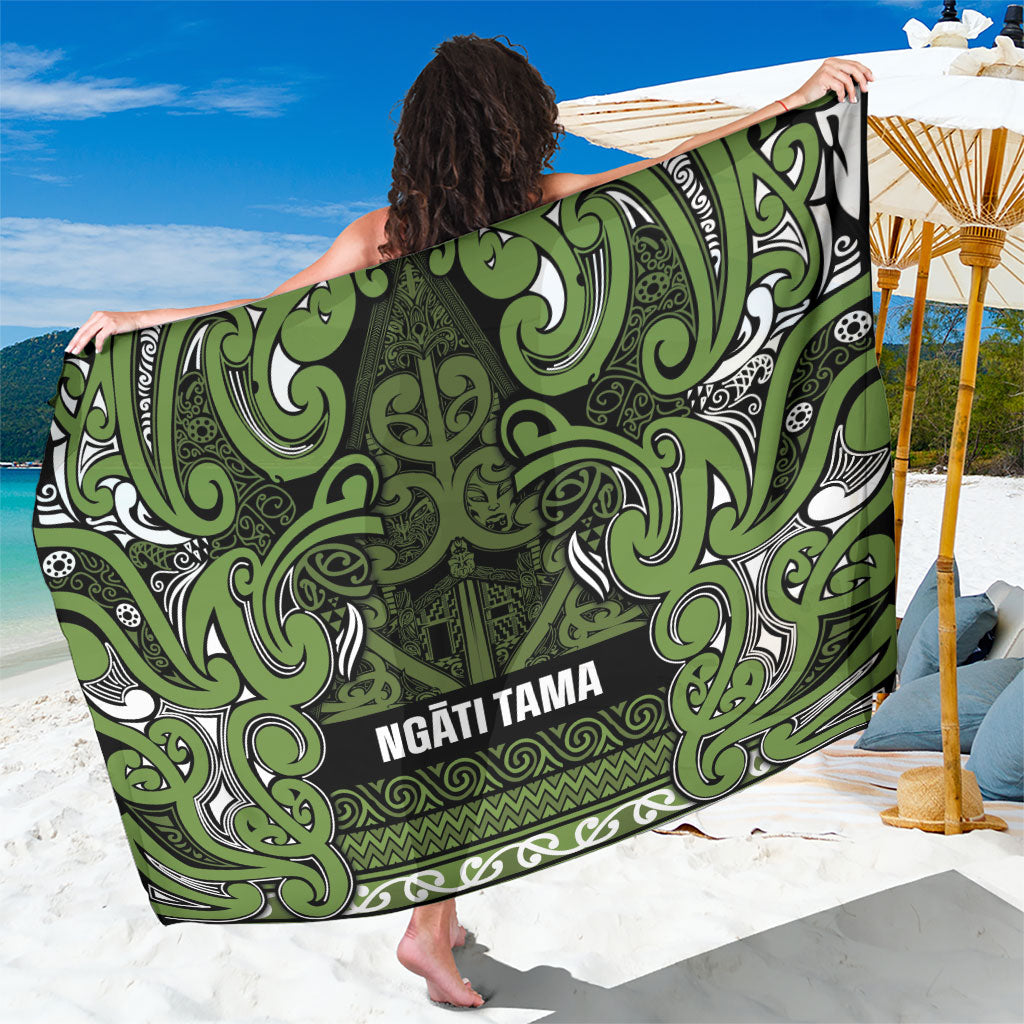 Aotearoa Iwi Ngāti Tama ki Taranaki Trust Sarong Maori Wharenui House Tribal Pattern