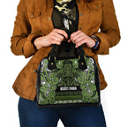Aotearoa Iwi Ngāti Tama ki Taranaki Trust Shoulder Handbag Maori Wharenui House Tribal Pattern