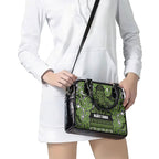 Aotearoa Iwi Ngāti Tama ki Taranaki Trust Shoulder Handbag Maori Wharenui House Tribal Pattern
