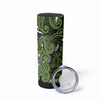 Aotearoa Iwi Ngāti Tama ki Taranaki Trust Skinny Tumbler Maori Wharenui House Tribal Pattern
