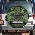 Aotearoa Iwi Ngāti Tama ki Taranaki Trust Spare Tire Cover Maori Wharenui House Tribal Pattern