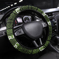 Aotearoa Iwi Ngāti Tama ki Taranaki Trust Steering Wheel Cover Maori Wharenui House Tribal Pattern