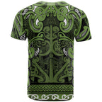 Aotearoa Iwi Ngāti Tama ki Taranaki Trust T Shirt Maori Wharenui House Tribal Pattern