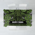 Aotearoa Iwi Ngāti Tama ki Taranaki Trust Tablecloth Maori Wharenui House Tribal Pattern