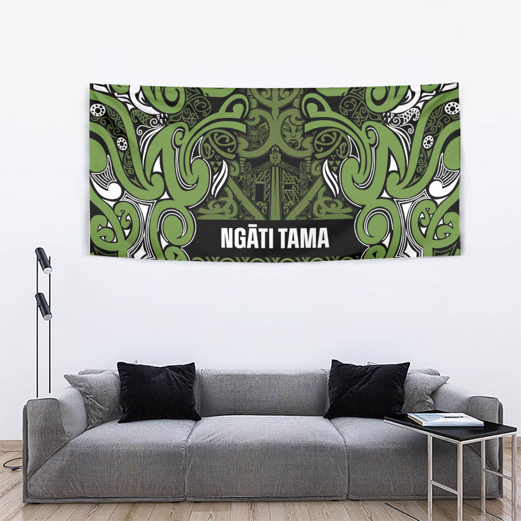 Aotearoa Iwi Ngāti Tama ki Taranaki Trust Tapestry Maori Wharenui House Tribal Pattern