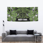 Aotearoa Iwi Ngāti Tama ki Taranaki Trust Tapestry Maori Wharenui House Tribal Pattern