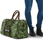 Aotearoa Iwi Ngāti Tama ki Taranaki Trust Travel Bag Maori Wharenui House Tribal Pattern
