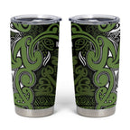 Aotearoa Iwi Ngāti Tama ki Taranaki Trust Tumbler Cup Maori Wharenui House Tribal Pattern