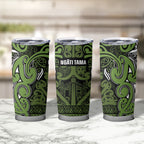 Aotearoa Iwi Ngāti Tama ki Taranaki Trust Tumbler Cup Maori Wharenui House Tribal Pattern