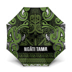 Aotearoa Iwi Ngāti Tama ki Taranaki Trust Umbrella Maori Wharenui House Tribal Pattern