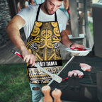 Aotearoa Iwi Ngāti Tama ki Te Waipounamu Trust Apron Maori Wharenui House Tribal Pattern