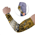 Aotearoa Iwi Ngāti Tama ki Te Waipounamu Trust Arm Sleeves Maori Wharenui House Tribal Pattern