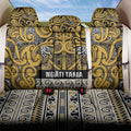 Aotearoa Iwi Ngāti Tama ki Te Waipounamu Trust Back Car Seat Cover Maori Wharenui House Tribal Pattern