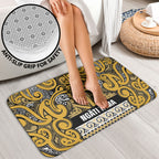 Aotearoa Iwi Ngāti Tama ki Te Waipounamu Trust Bathroom Set Maori Wharenui House Tribal Pattern