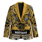 Aotearoa Iwi Ngāti Tama ki Te Waipounamu Trust Blazer Maori Wharenui House Tribal Pattern