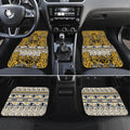 Aotearoa Iwi Ngāti Tama ki Te Waipounamu Trust Car Mats Maori Wharenui House Tribal Pattern